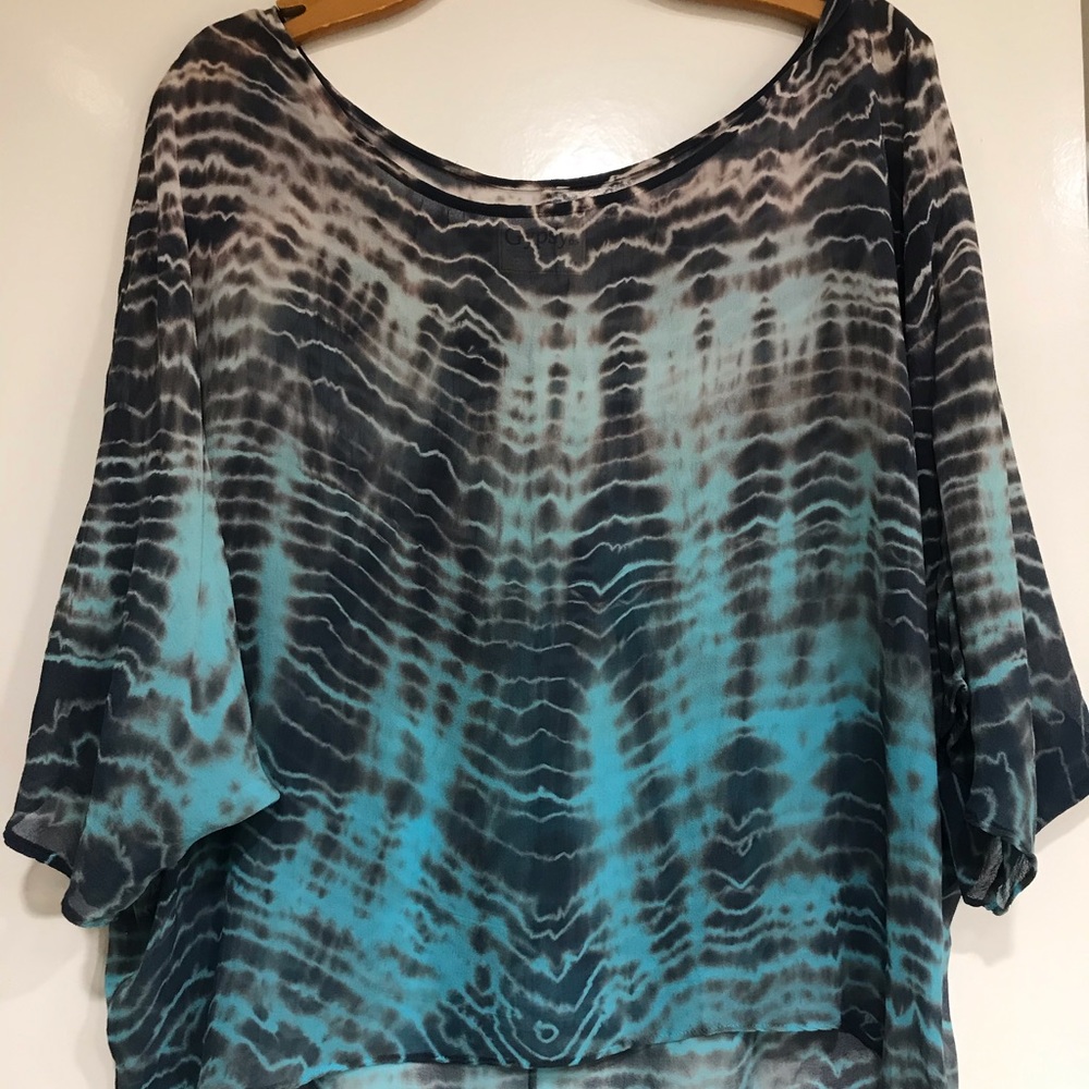 Gypsy 05 Silk Tie Dye Top